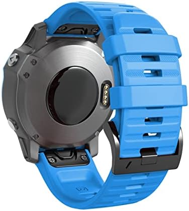 HEPUP 26 22mm Rápula rápida para o Garmin Fenix ​​7 7x 6x 6Pro relógio Silicone Easy Fit Wrist Strap